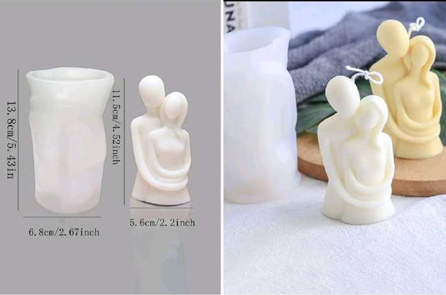 Couple Bust Candle Mold
